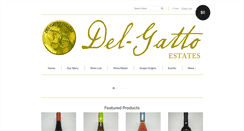Desktop Screenshot of del-gattoestates.ca